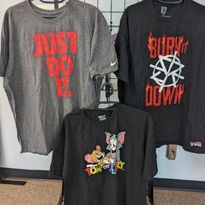 Three big and tall XX t-shirts